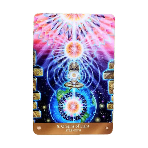 Unveiling The Golden Age: A Visionary Tarot Cards & Guidebook Blue Angel Utga23