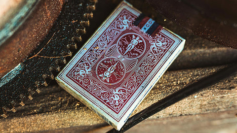 1900 Series Playing Cards Red Bicycle Marked Deck Magic Tricks NEW