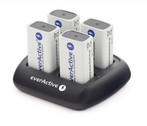 Everactive Professional Charger Nc-109 Smart Black Ac100-240V 9V Block NEW