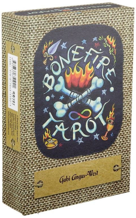 Bonefire Tarot Cards Deck Book Set Schiffer Publishing Angus-West NEW