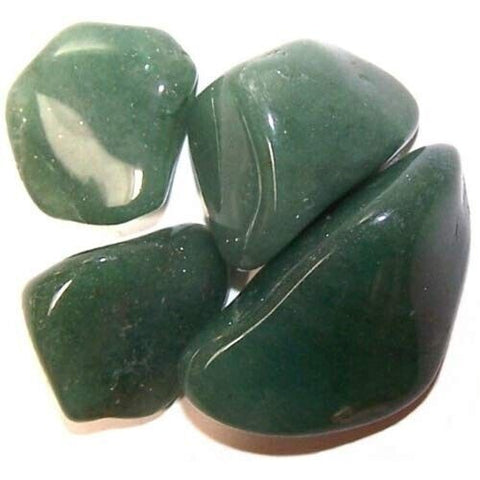 24 Large Tumble Stones - Quartz Green Gemstones Talisman Ancient Wisdom NEW