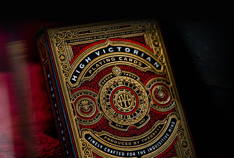 High Victorian Red Theory 11 Luxury Playing Cards Deck Magic Tricks Sealed