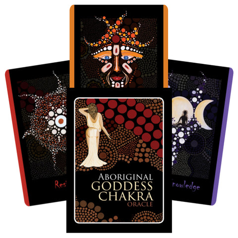 Aboriginal Goddess Chakra Oracle Cards Deck Rockpool Mel Brown Divination NEW