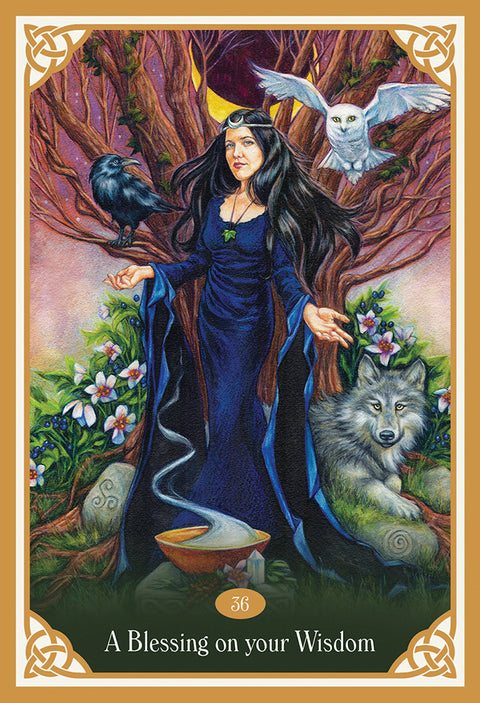 Blessed Be Oracle Cards Deck Original Blue Angel By Lucy Cavendish Esoteric NEW
