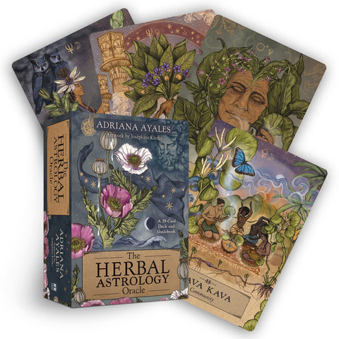 Herbal Astrology Oracle Cards Deck And Guidebook Hay House By Adriana Ayales NEW