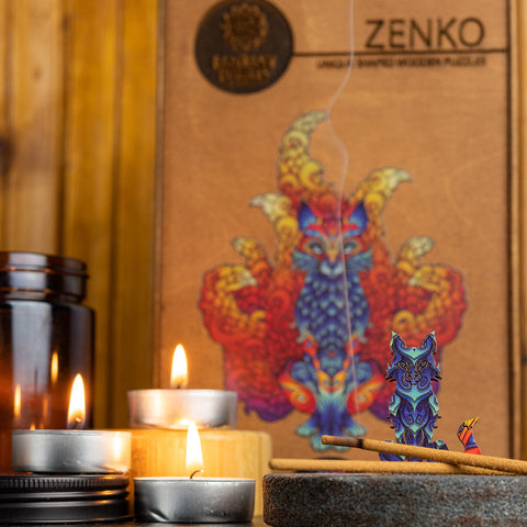 Zenko Unique Wooden Puzzle Size Xl 600 Pieces 56X44 Cm By Fantasy Puzzles Fp009