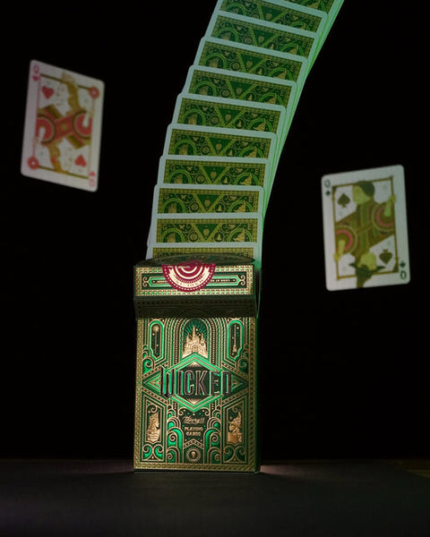 Wicked Oz Playing Cards by Theory 11 Green Gold