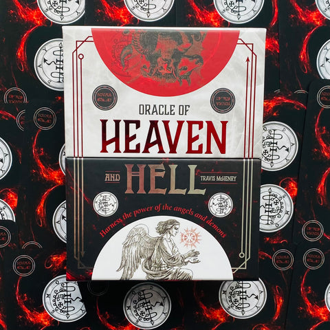 Oracle Of Heaven And Hell Card Deck Rockpool Publishing By Travis Mchenry RP176