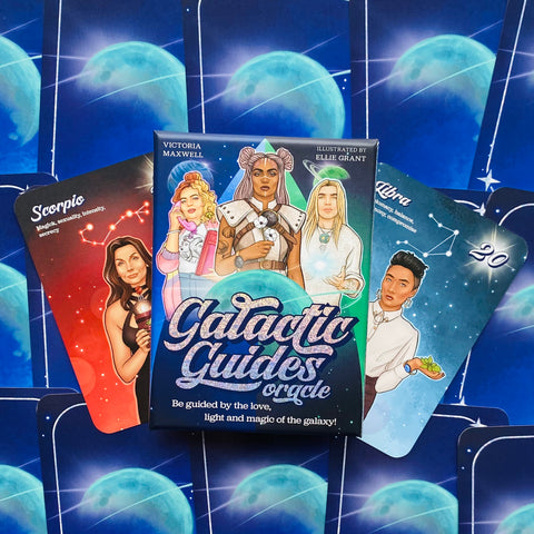 Galactic Guides Oracle Card Deck Rockpool Victoria Maxwell & Ellie Grant Rp177