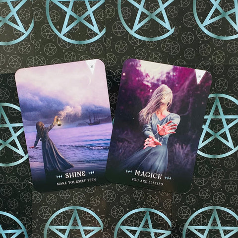 Dark Magick Oracle Cards Deck Reveal The Light Within Rockpool Publishing NEW