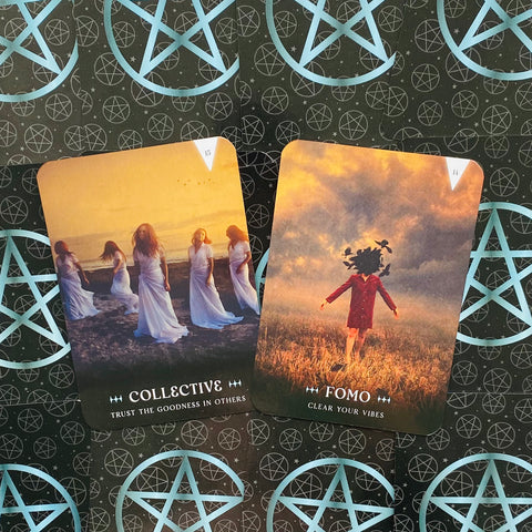Dark Magick Oracle Cards Deck Reveal The Light Within Rockpool Publishing NEW
