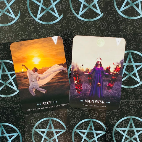 Dark Magick Oracle Cards Deck Reveal The Light Within Rockpool Publishing NEW