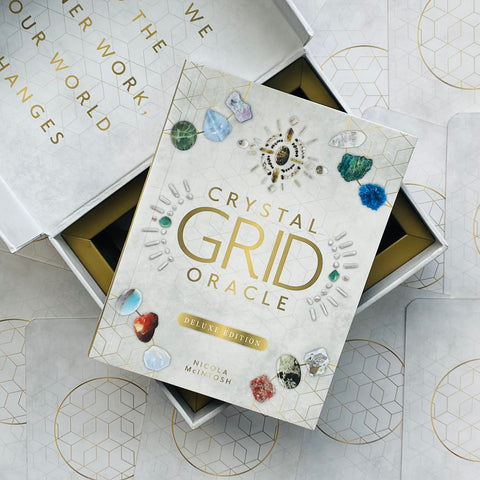 Crystal Grid Oracle Cards Deck Deluxe Edition Rockpool Publishing