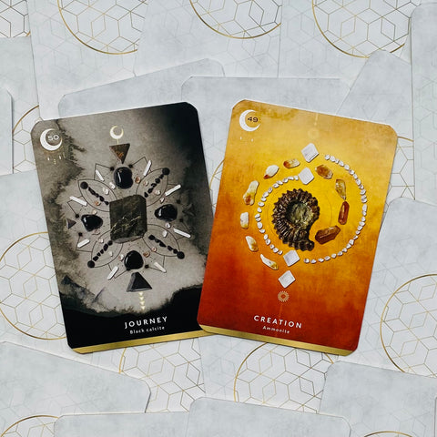Crystal Grid Oracle Cards Deck Deluxe Edition Rockpool Publishing