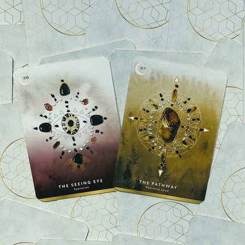 Crystal Grid Oracle Cards Deck Deluxe Edition Rockpool Publishing
