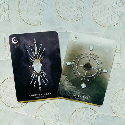 Crystal Grid Oracle Cards Deck Deluxe Edition Rockpool Publishing
