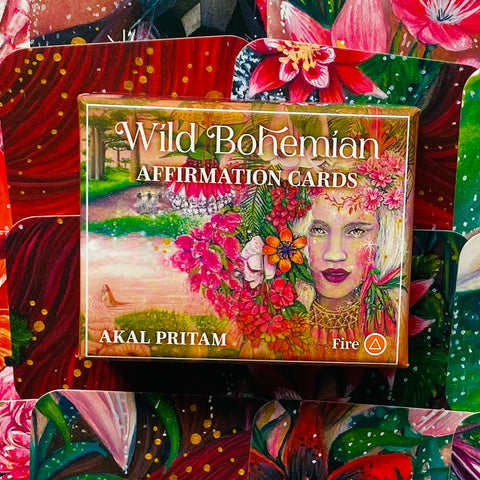 Wild Bohemian Affirmation Cards Deck Fire Rockpool Akal Pritam Esoteric RP156