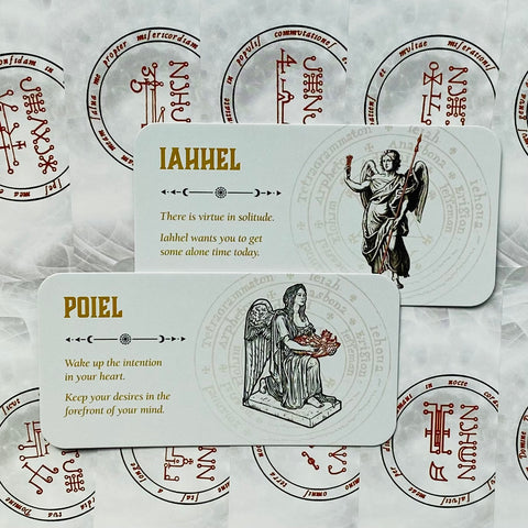 Angel Of The Day Card Deck Kabbalah Rockpool Publishing By Travis Mchenry