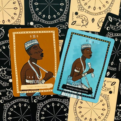 African Gods Oracle Cards – Orishas Magic Divination Deck – Spiritual Guidance