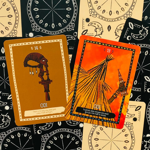 African Gods Oracle Cards – Orishas Magic Divination Deck – Spiritual Guidance