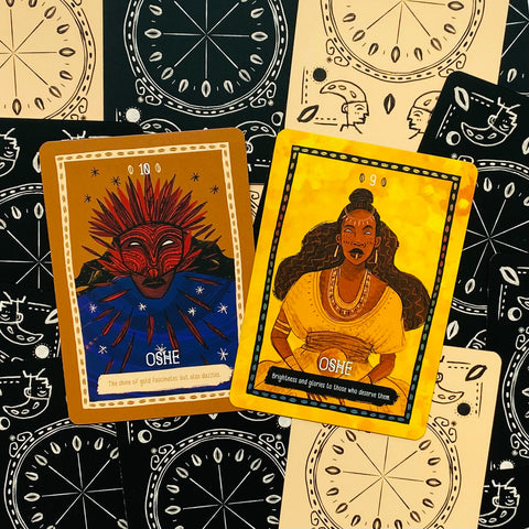 African Gods Oracle Cards – Orishas Magic Divination Deck – Spiritual Guidance