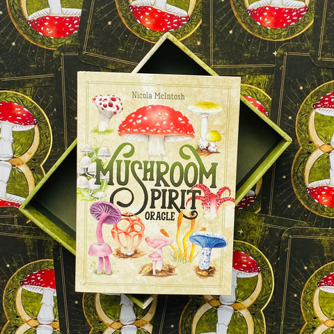 Mushroom Spirit Oracle Cards – Nature Magic & Fungi Wisdom Divination Deck