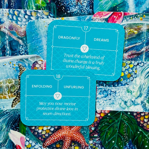 Water Blessings Affirmation Cards Deck Water