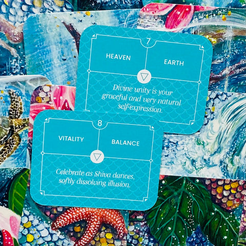 Water Blessings Affirmation Cards Deck Water