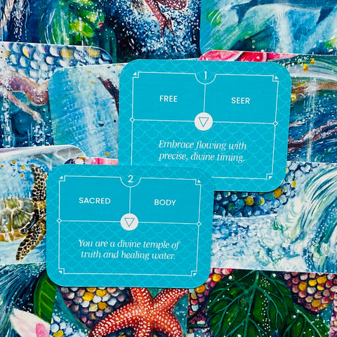 Water Blessings Affirmation Cards Deck Water