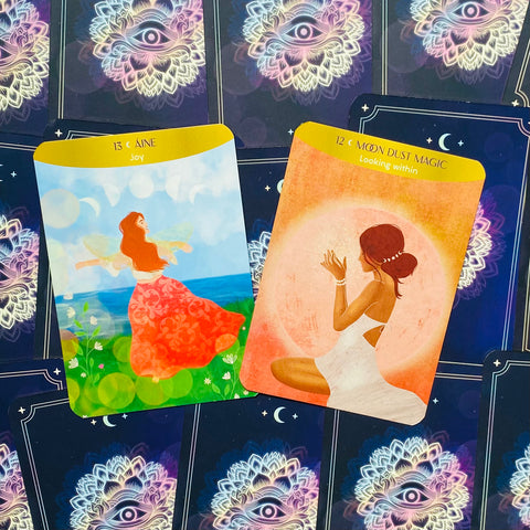 Moon Goddess Oracle Cards Deck Sacred Feminine Wisdom