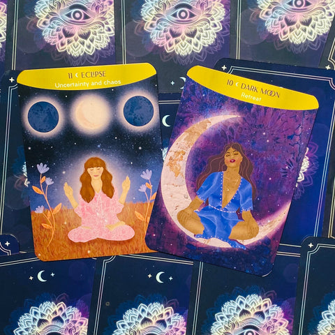 Moon Goddess Oracle Cards Deck Sacred Feminine Wisdom