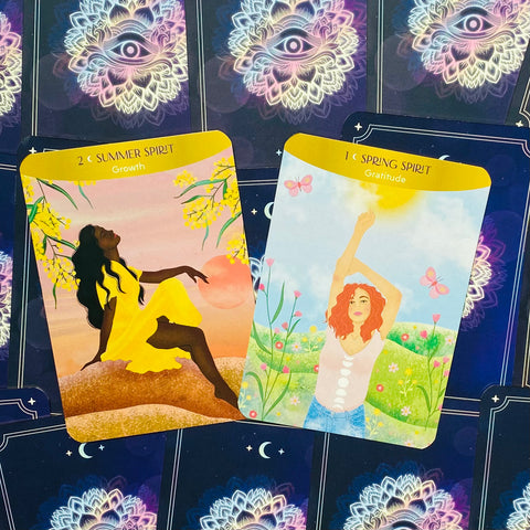 Moon Goddess Oracle Cards Deck Sacred Feminine Wisdom