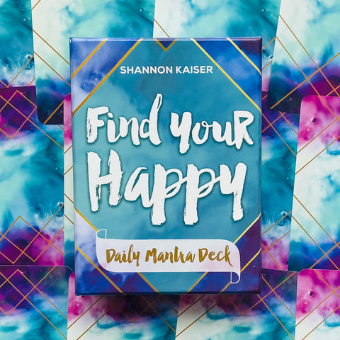 Find Your Happy Daily Mantra Cards Deck Beyond Words Esoteric Affirmation