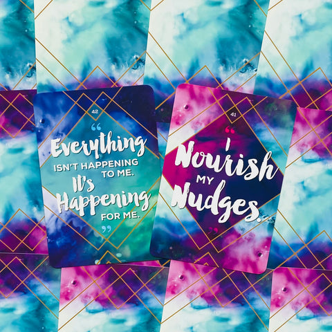 Find Your Happy Daily Mantra Cards Deck Beyond Words Esoteric Affirmation