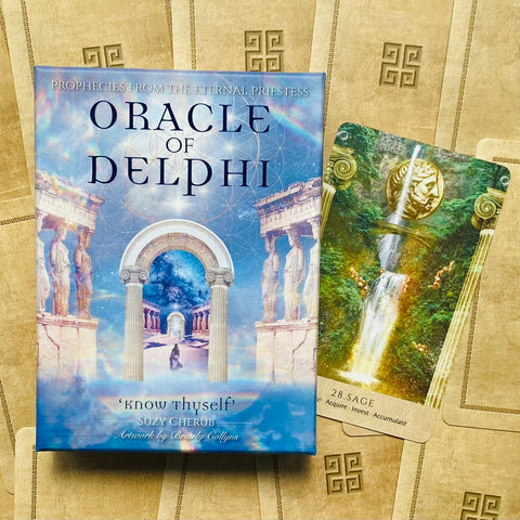 Oracle of Delphi – Ancient Greek-Inspired Divination Deck with Guidebook