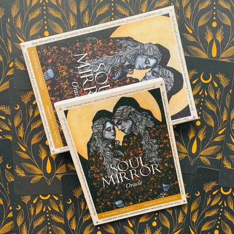 Soul Mirror Oracle Card Deck: See Yourself Blue Angel By Sunshine Connelly