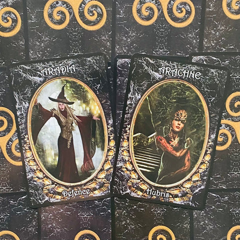 Dark Goddess Oracle Cards Deck And Guidebook Solarus Divine Feminine