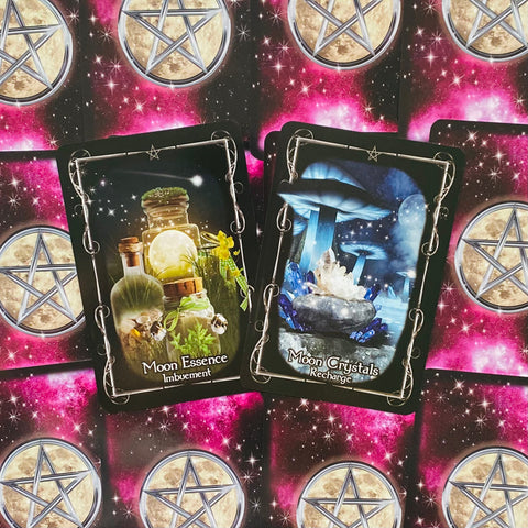 Witches Moon Oracle – Solarus Magick Cards Deck & Ritual Guidebook