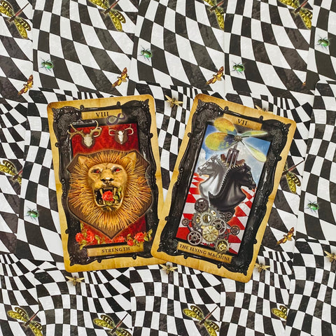 The Victorian Steampunk Tarot Cards & Illustrated Book Cico Books Liz Dean