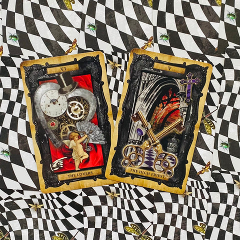 The Victorian Steampunk Tarot Cards & Illustrated Book Cico Books Liz Dean