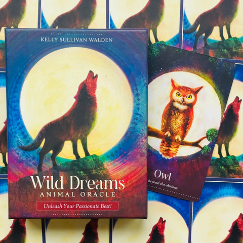 Wild Dreams Animal Oracle – Spirit Animal Cards Deck & Guidebook