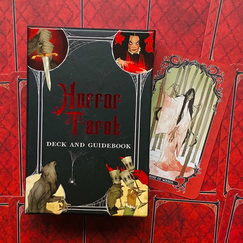 Horror Tarot – 78 Card Deck with Guidebook for Dark Divination