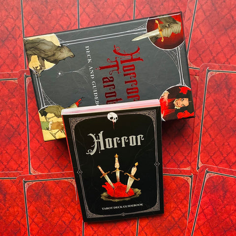 Horror Tarot – 78 Card Deck with Guidebook for Dark Divination