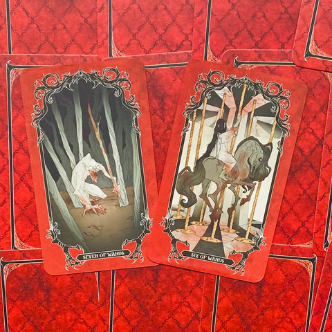 Horror Tarot – 78 Card Deck with Guidebook for Dark Divination