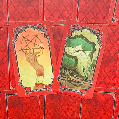 Horror Tarot – 78 Card Deck with Guidebook for Dark Divination