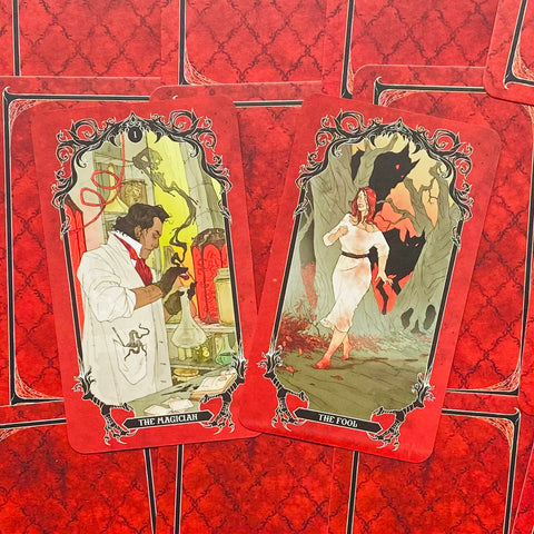 Horror Tarot – 78 Card Deck with Guidebook for Dark Divination
