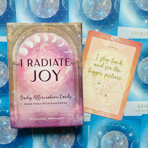 I Radiate Joy Daily Affirmation Cards Deck Yoga Spirit Insight Editions