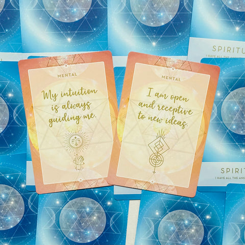 I Radiate Joy Daily Affirmation Cards Deck Yoga Spirit Insight Editions