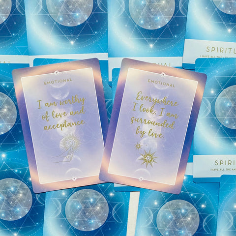 I Radiate Joy Daily Affirmation Cards Deck Yoga Spirit Insight Editions