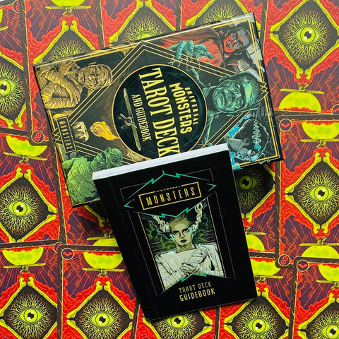 Universal Monsters Tarot Cards Deck And Guidebook